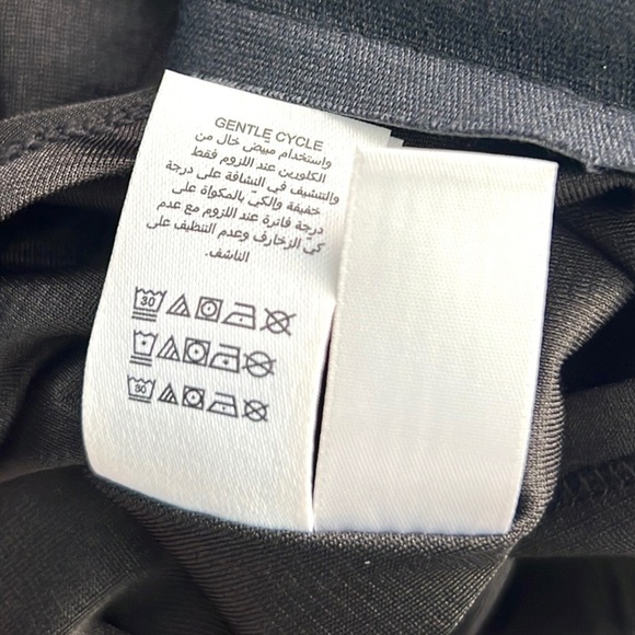 Neiman Marcus,Habitual Black Faux Leather Fit & Flare Banded Waist Dress,Size XS - Picture 9 of 14